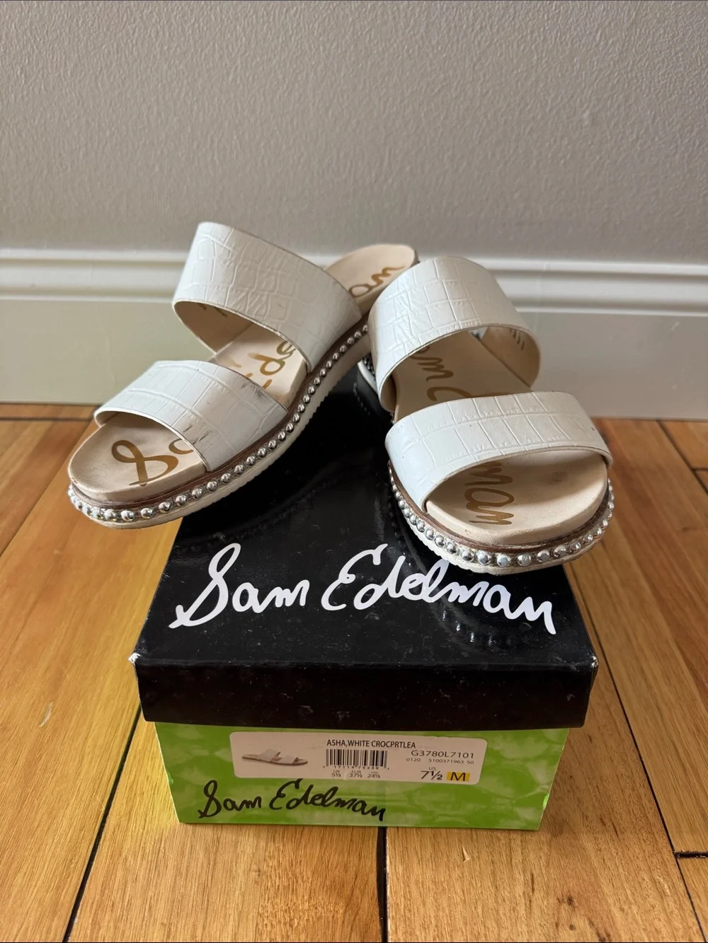 Sam Edelman Snakeskin Sandals Size 7